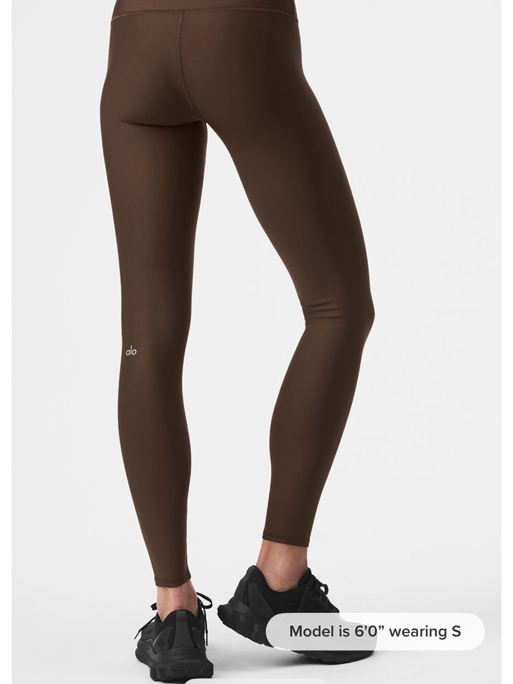 ALO Yoga Chocolate Brown High-Rise Leggings